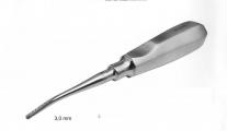 Wurzelheber mit Widerhaken gebogen